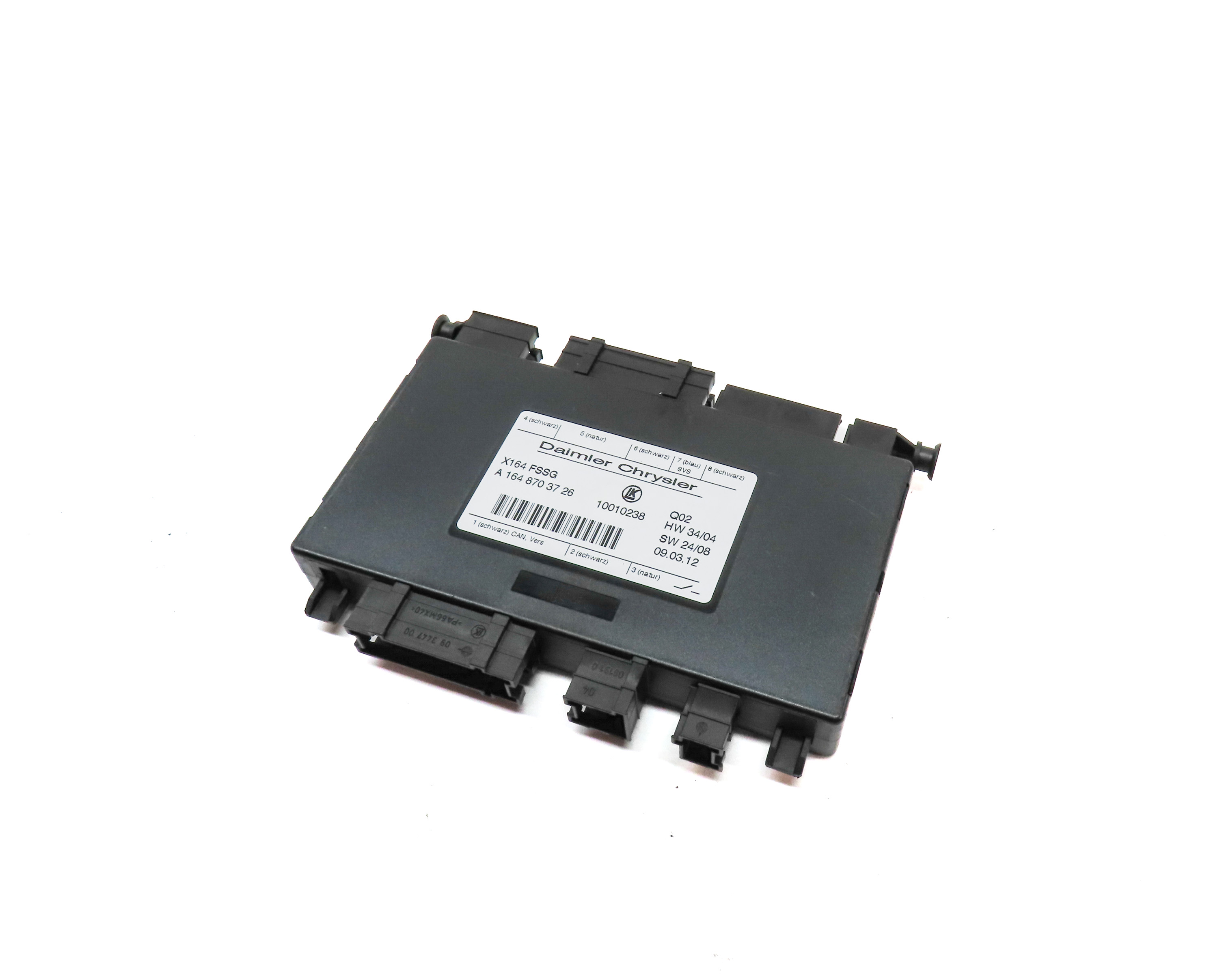 2012 MERCEDES GL350 (X164) FRONT RIGHT PASSENGER SEAT CONTROL MODULE — exact item pictured